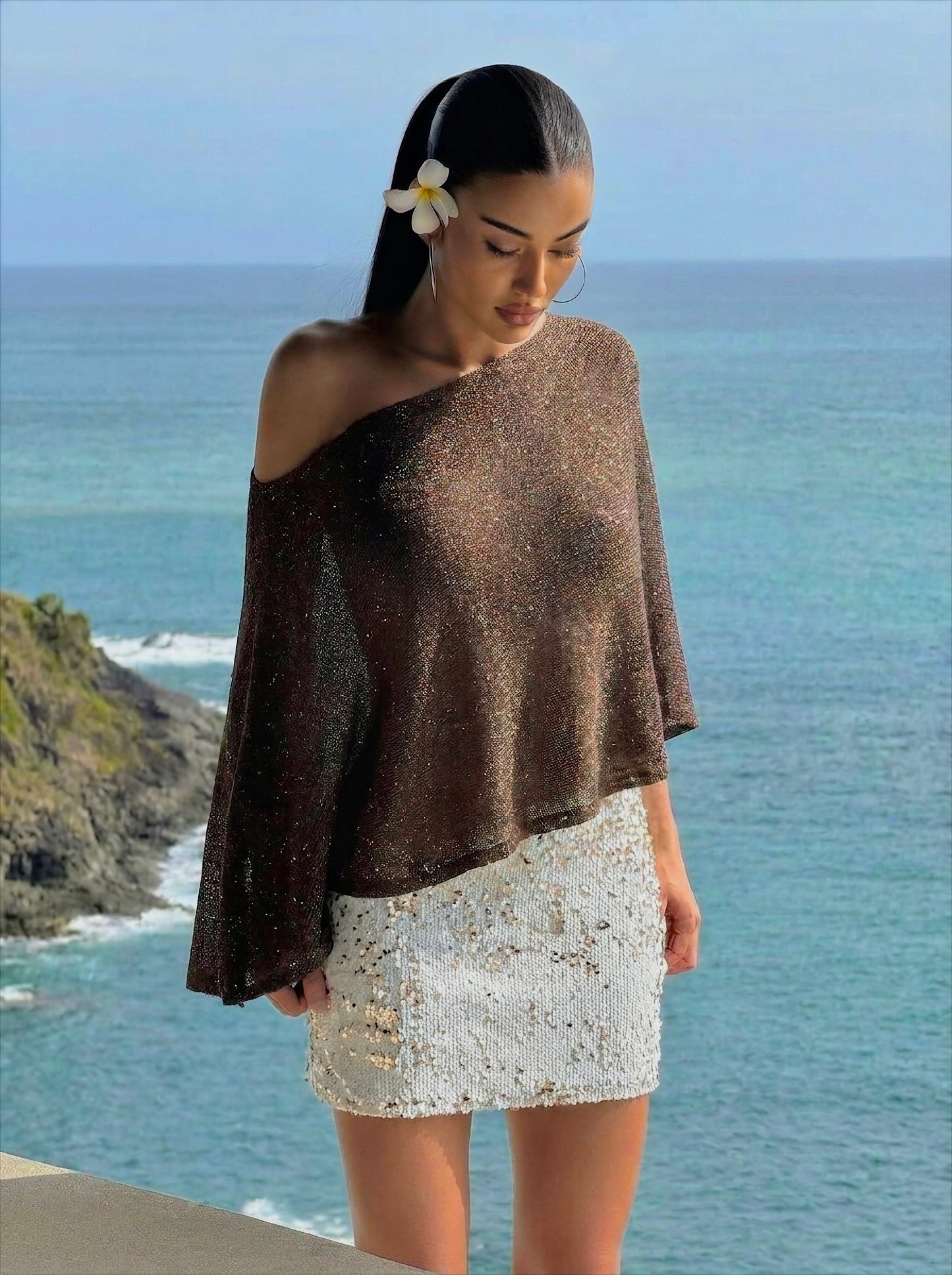 The Golden Espresso Poncho